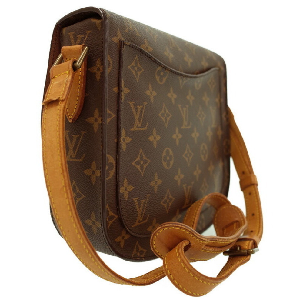 Louis Vuitton Monogram Leather Saint Cloud Brown Bag Shoulder